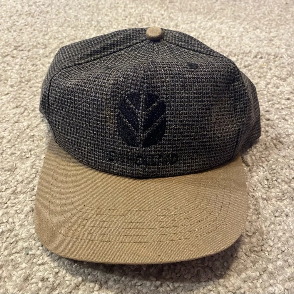Vintage New Holland K Products Trucker Hat Snap Back Farming Agriculture